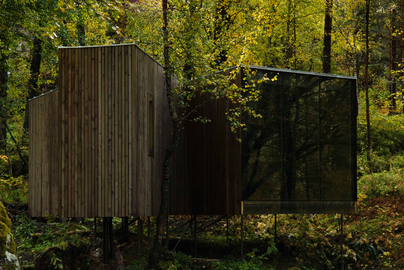 Illustration for article titled I want to live in one of these spectacular cabins in a Norwegian fjord